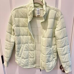Light Green Puffer Jacket